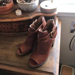 Brown booties